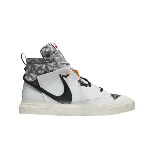 

Мужские кроссовки Nike x Readymade Blazer Mid White CZ3589-100, White/vast grey-volt-total orange, Nike x Readymade Blazer Mid White