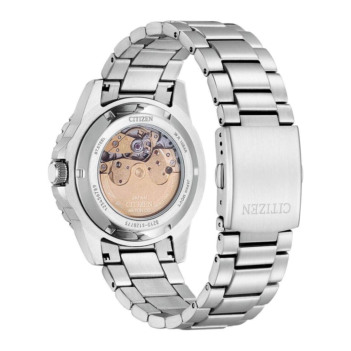 Pre-owned Citizen Nj0171-81a Automatic 10 Bar Urban Mecha Collection Free Shipping