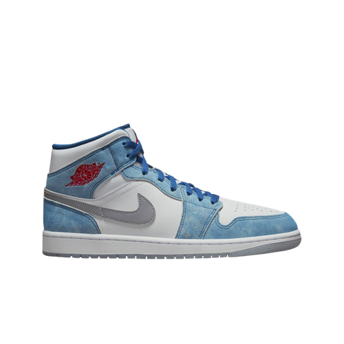 

Мужские кроссовки Jordan 1 Mid SE French Blue Fire Red DN3706-401, French blue/fire red/white/white steel grey, Jordan 1 Mid SE French Blue Fire Red