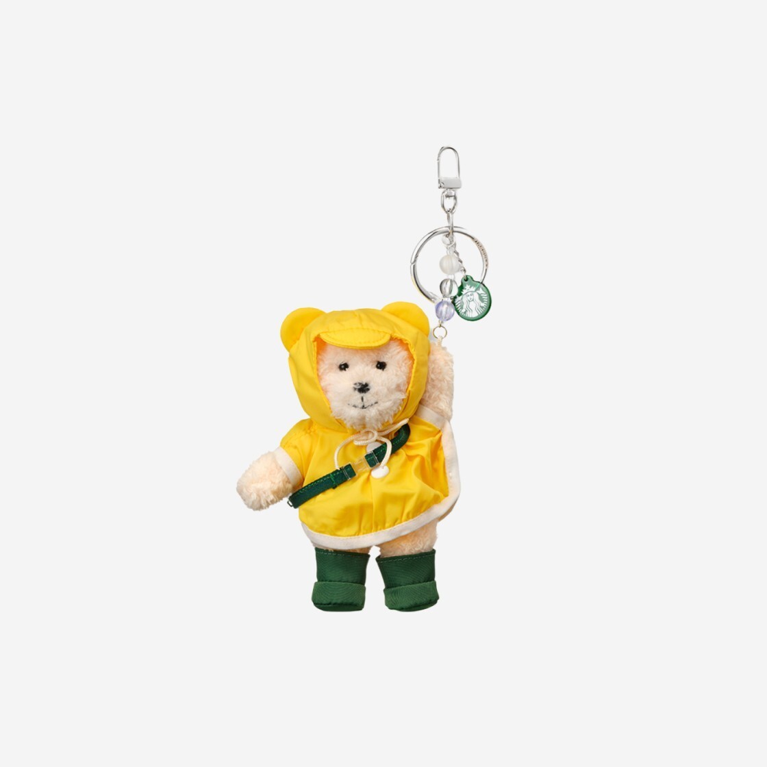 [STARBUCKS x HUNTER]★Rainy Bearista Keychain(Cream) Starbucks Korea Hunter x 2024 SS Rainy Bearista Keychain