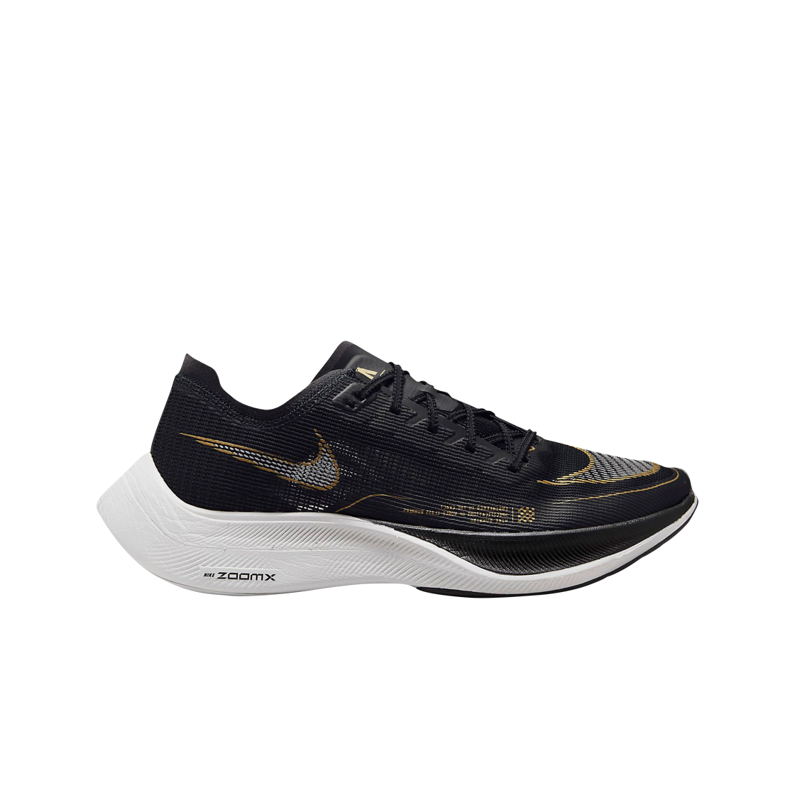 

Кроссовки Nike ZoomX Vaporfly Next% 2 Black Gold Coin CU4111-001, Черный, Nike ZoomX Vaporfly