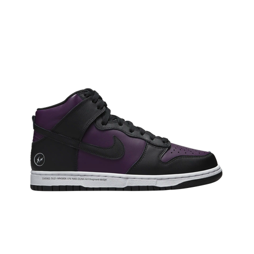 

Мужские кроссовки Nike x Fragment Dunk High Black DJ0382-600, Wine/black-white, Nike x Fragment Dunk High Black