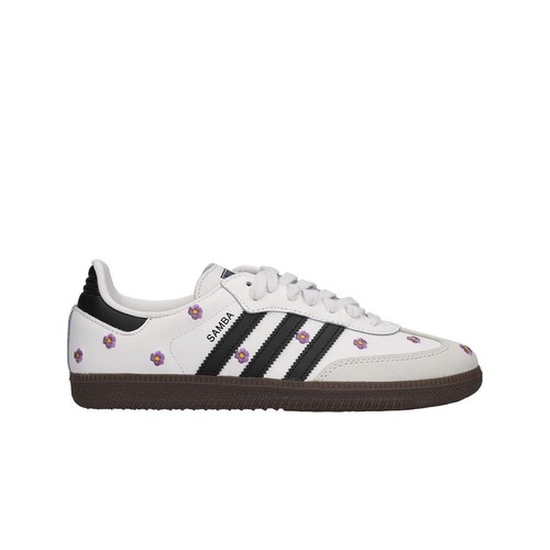 adidas SAMBA ホワイト/ブラック Adidas originals Women's samba lt Sneakers Cloud White