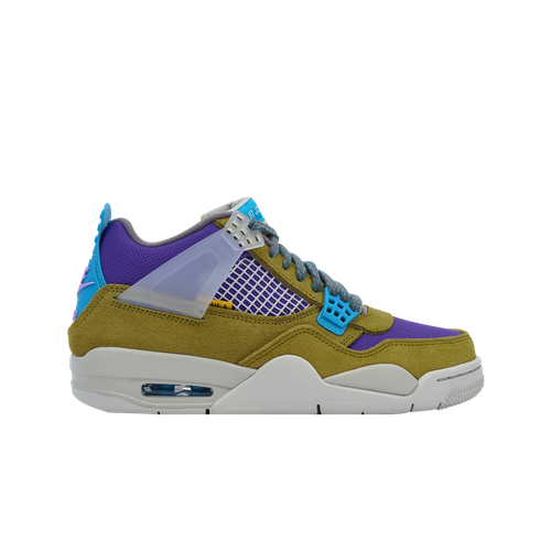 

Мужские кроссовки Jordan 4 x Union Retro SP Desert Moss DJ5718-300, Desert moss/turquoise blue/dark iris, Jordan 4 x Union Retro SP Desert Moss
