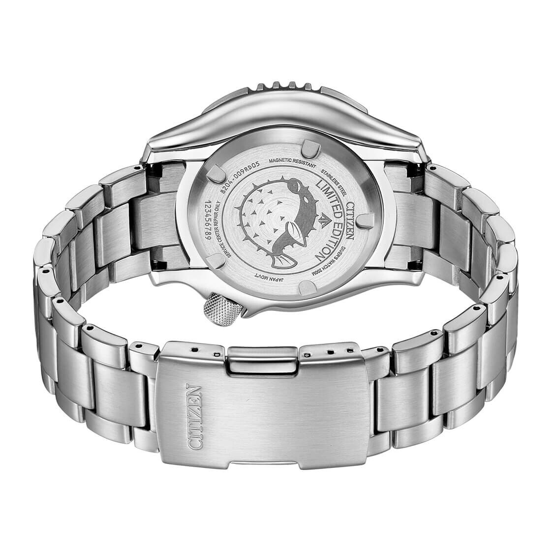 Pre-owned Citizen Promaster Marine Ny0161-63l Pufferfish Fugu Limited Edition Diver Watch