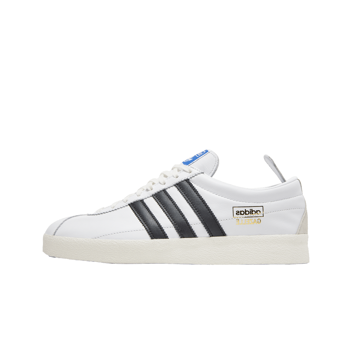 

Adidas Gazelle Vintage White Black FU9659 Мужская обувь Кроссовки, Footwear white/core black/gold metallic, adidas Gazelle