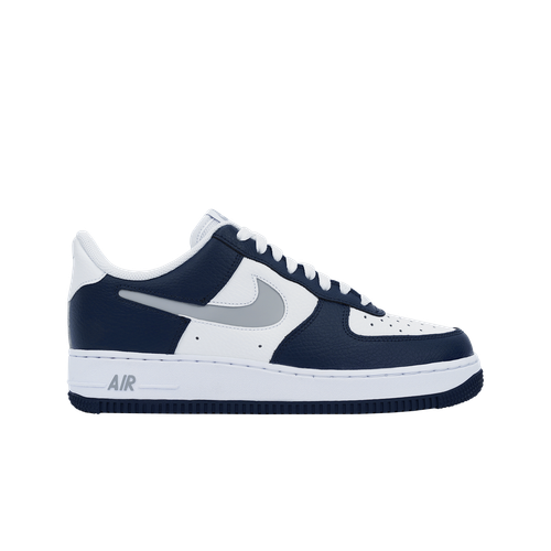 

Мужские кроссовки Nike Air Force 1 07 Cut Out Swoosh Midnight Navy DV3501-400, Midnight navy/white/wolf grey, Nike Air Force 1 '07 Cut Out Swoosh Midnight Navy