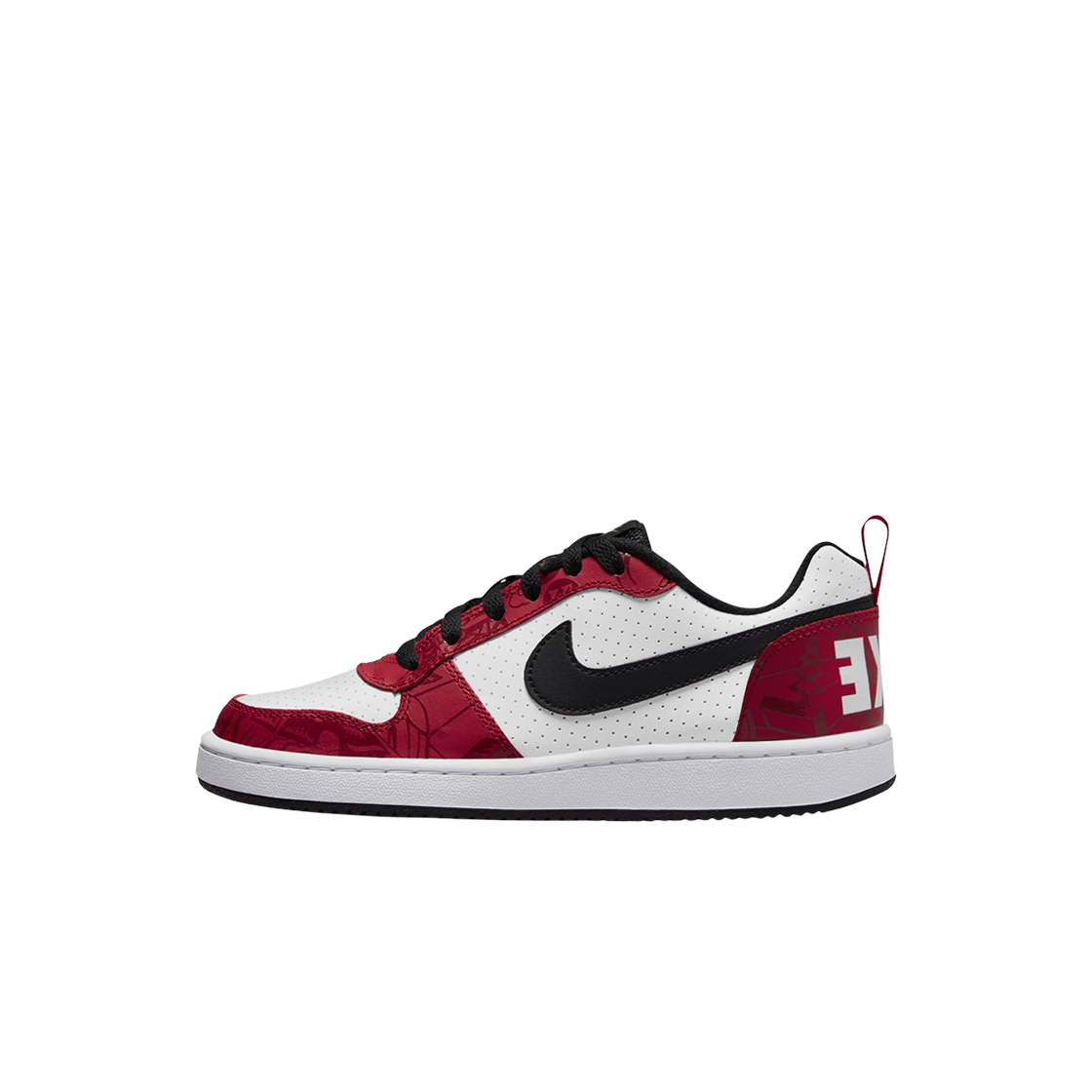 

Кроссовки Nike Court Borough Low Year of the Rat GS CU2983-101, White/black/metallic gold, Nike Court Borough