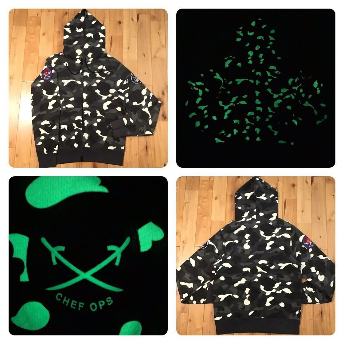 【希少】BAPE City Camo glow in the MA-1ジャケット 希少】BAPE City Camo glow in the MA-1ジャケット