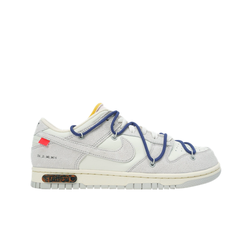 

Мужские кроссовки Nike x Off-White Dunk Low The 50 Lot 18 DJ0950-112, Sail/neutral grey, Dunk