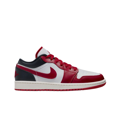 

Jordan 1 Low White Gym Red DC0774-160 Женская обувь Кроссовки, White/gym red/black/sail, Jordan 1 Low White Gym Red