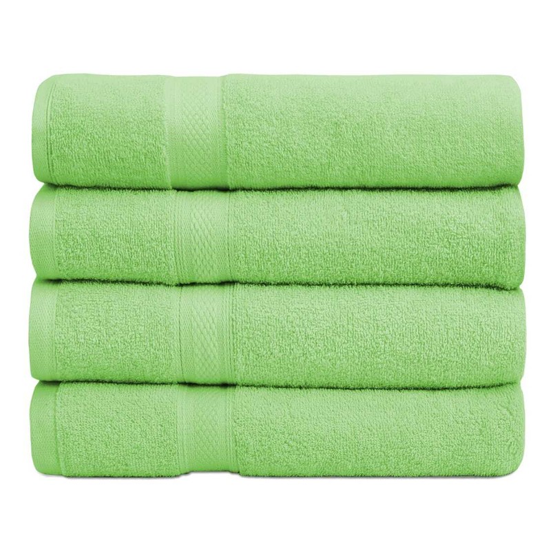 Bath Towels Luxury Combed Cotton Set 27x54 Inch Super Absorbent