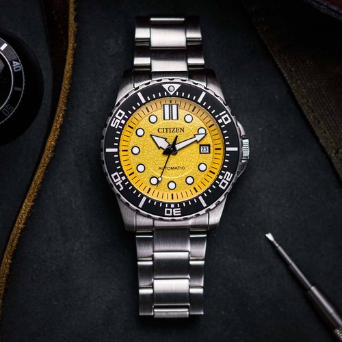 Pre-owned Citizen Nj0170-83z 2022 Unique Urban Mechanical Automatic Box & Warranty