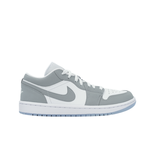 

Jordan 1 Low White Wolf Grey DC0774-105 Женская обувь Кроссовки, White/wolf grey/aluminum, Jordan 1 Low White Wolf Grey