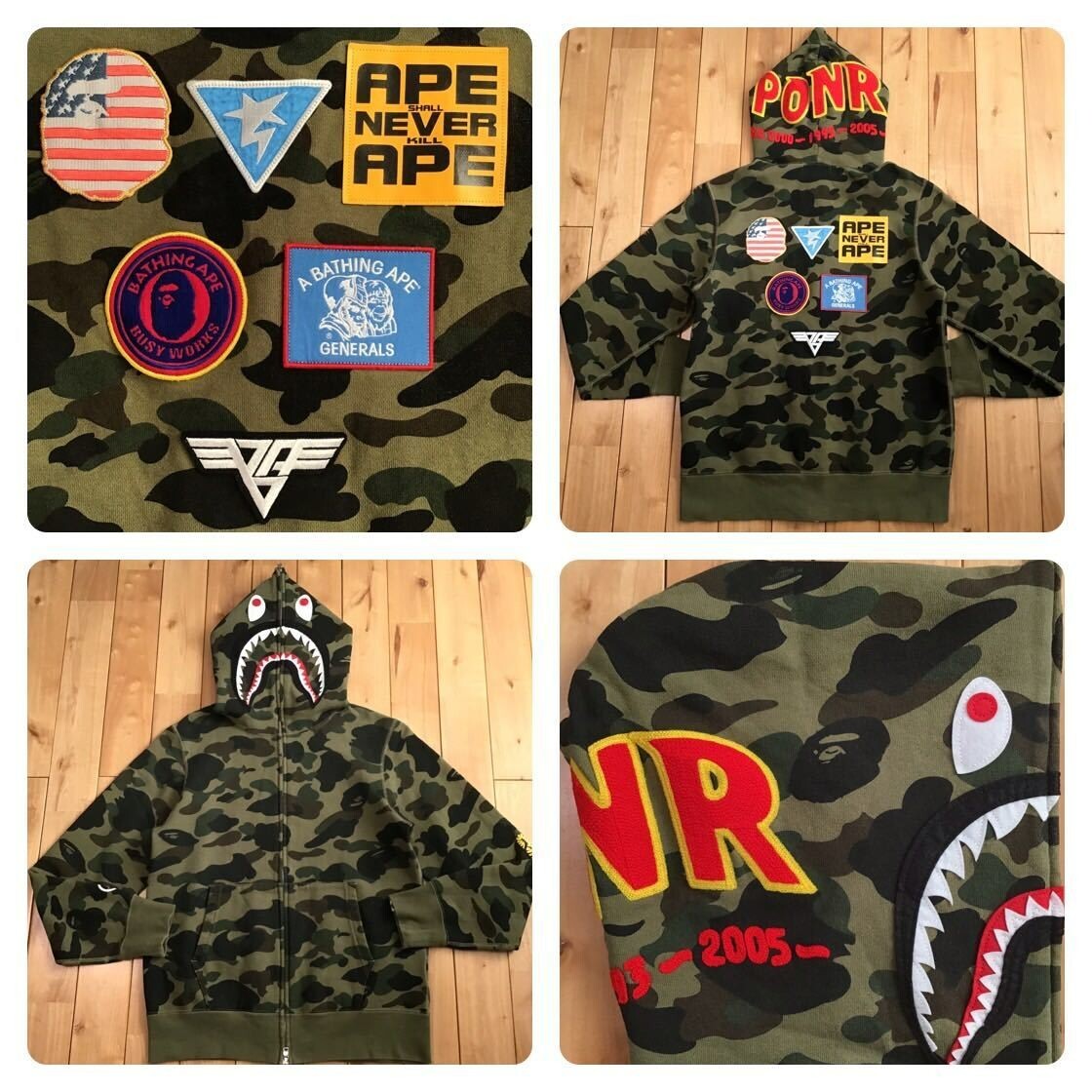 A Bathing Ape カモフラージュ ポロシャツ M A BATHING APE カモフラージュ ポロシャツ