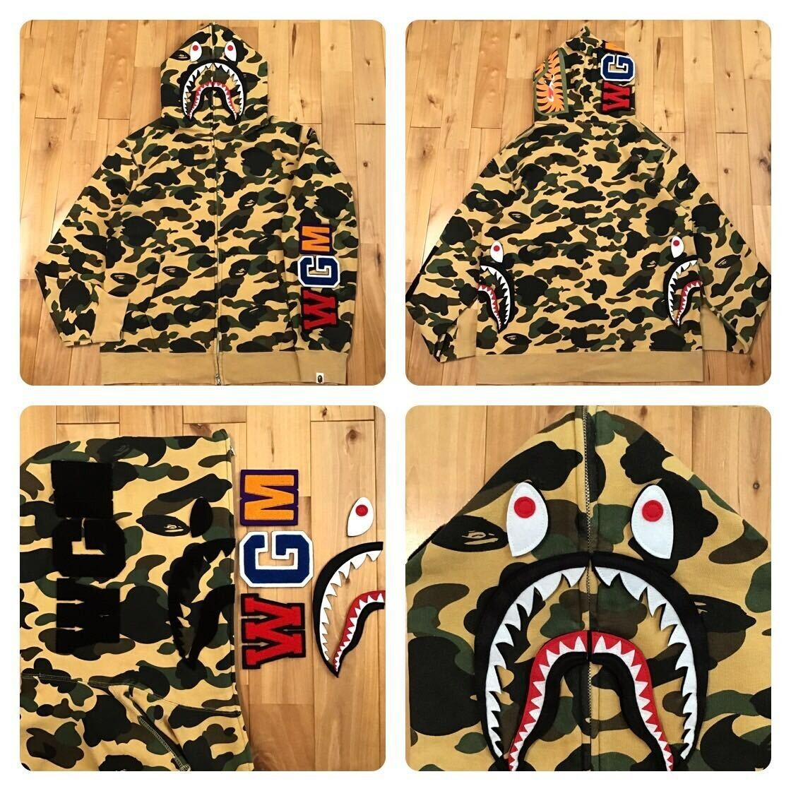 A BATHING APE カモフラージュジャージ 93 ウニフォーム 2XL A BATHING APE カモフラージュジャージ 93 ウニフォーム 2XL