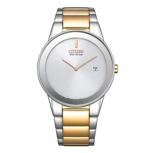 Pre-owned Citizen Eco-drive White Dial Men's Watch Au1064-85a