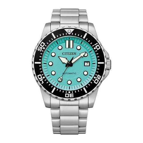 Pre-owned Citizen Nj0170-83x Turquoise Blue Urban Mechanical Automatic Box & Warranty