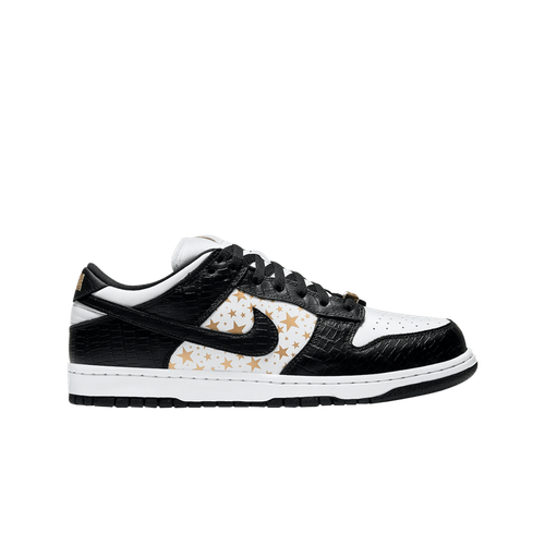 

Мужские кроссовки Nike x Supreme SB Dunk Low Black DH3228-102, White/metallic gold/black, Nike x Supreme SB Dunk Low Black