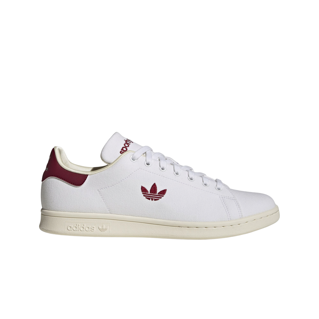 

Мужские кроссовки Adidas x Sporty - Rich Stan Smith Cloud White Burgundy HQ6073, Cloud white/collegiate burgundy/off white, Stan Smith