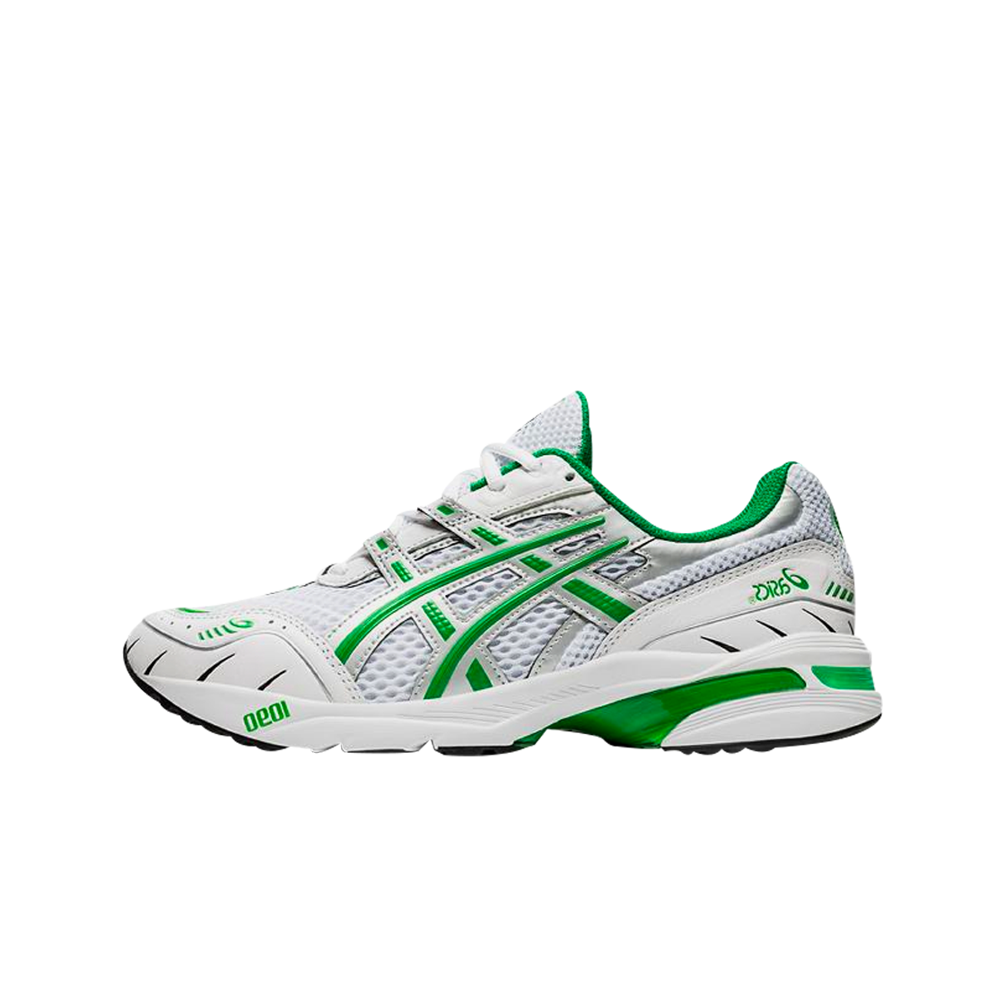 

Asics Gel-1090 White Green 1201A016-100 Обувь Кроссовки, Белый, ASICS GEL-1090
