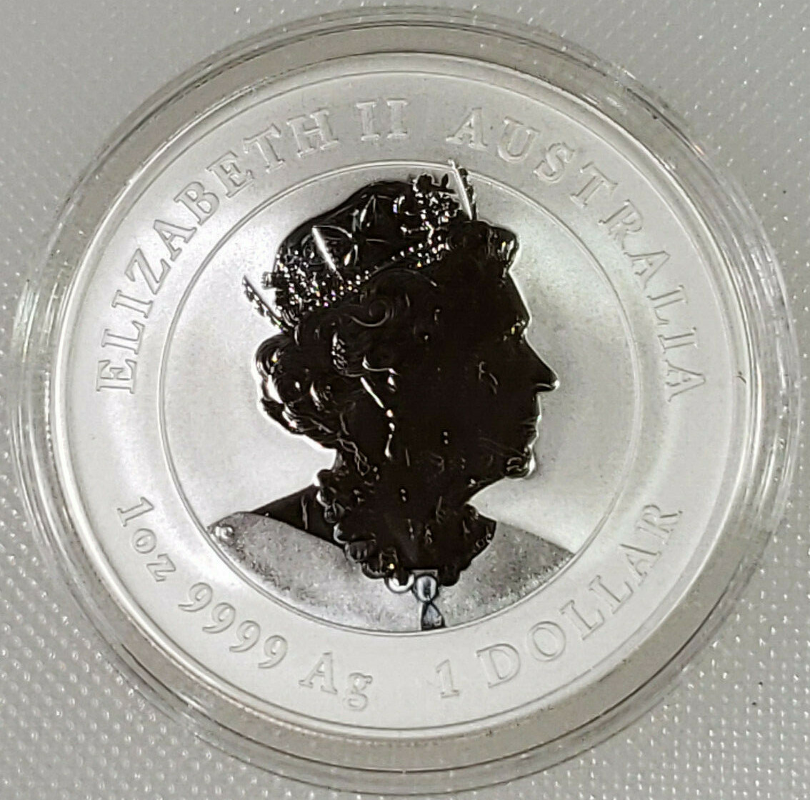 2022 Year of The Tiger w/Dragon Privy .9999 Silver Perth Mint Low Mintage 30,000