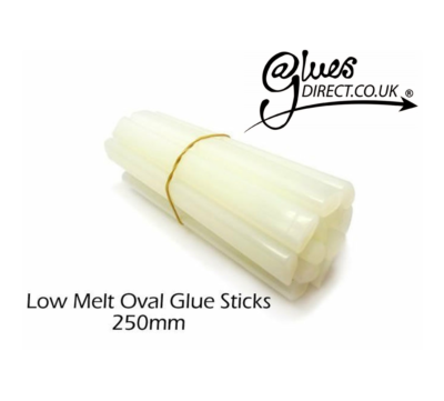 Quality Low Melt Oval Glue Sticks 250mm For use with Rapid EG