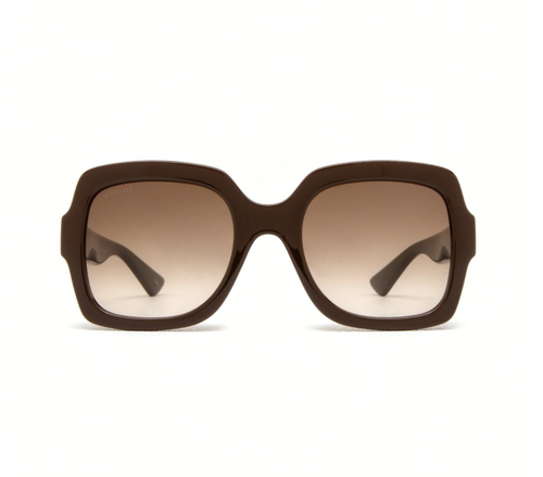 Pre-owned Gucci Gg1337s-006 Brown Sunglasses