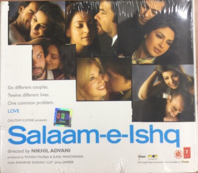 Salaam e Ishq CD Bollywood Movie OST Cd Adnan Sami, Sonu Nigam, Kailash Kher, 