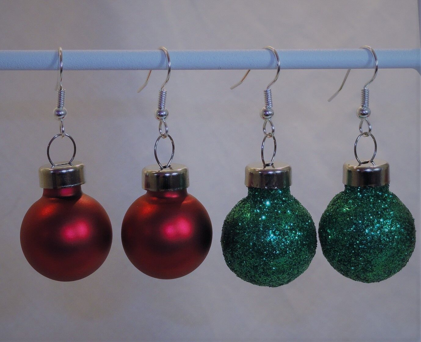 Christmas Ornament Ball Earrings Christmas Ornament Ball Earrings