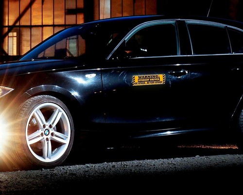 Zone Tech 3x Warning Student Driver Be Afraid Car Bumper Magnets Sign Reflective