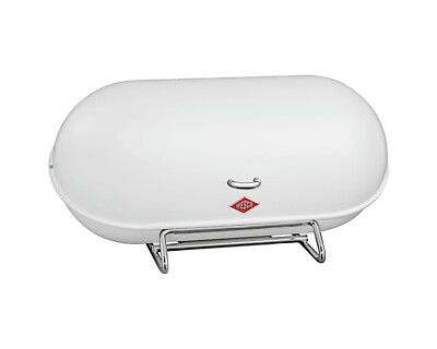WESCO Brotkasten Breadboy WEISS MATT mit Schwenkdeckel / Brotbehälter / Brotbox