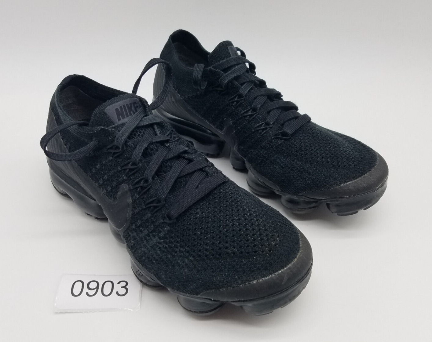 靴 NIKE AIRVAPORMAX FLYKNIT TRIPLE BLACK2.0 Nike Air Vapormax Flyknit Triple Black 2.0 — Kick Game
