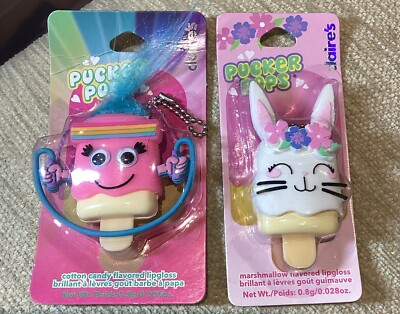 Two Claire s Pucker Pops BNIP FREE P&P