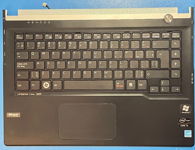 FUJITSU LIFEBOOK UH552 UH572 COVER, UPPER MOUSE ASSEMBLY, ENGLISH KEYBOARD