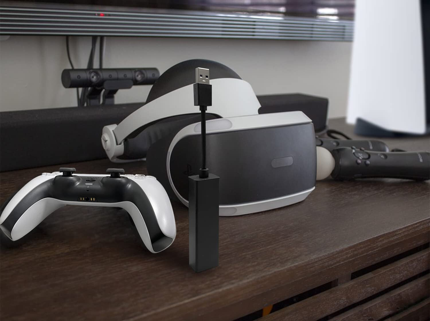 Official PSVR to PS5 Cable PS5 PS4 VR 4 PS5 VR Connector Set Mini Camera Adapter