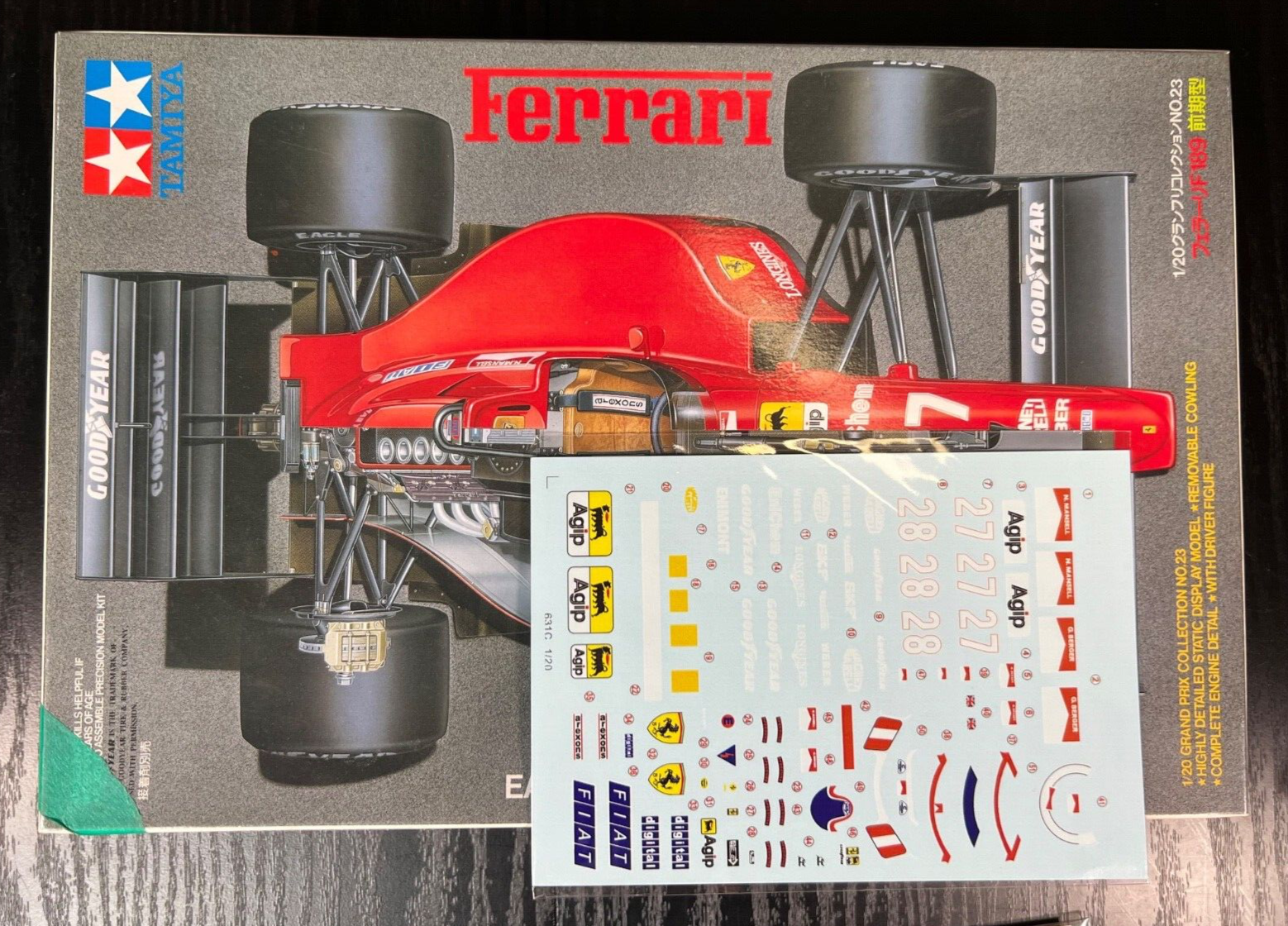 再値下げ Tamiya Ferrari F189 Early Ver 1/20 TAMIYA 1/20 FERRARI F189 EARLY VERSION Item20023 with NEW