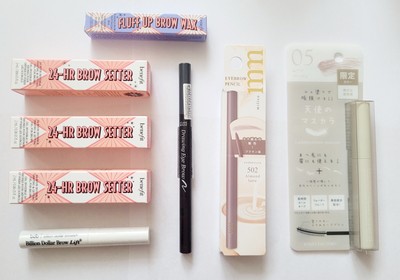 Lot NIB Eyebrow Makeup - Benefit 24-HR Brow Setter Fluff Up Wax Etude House Ipsy