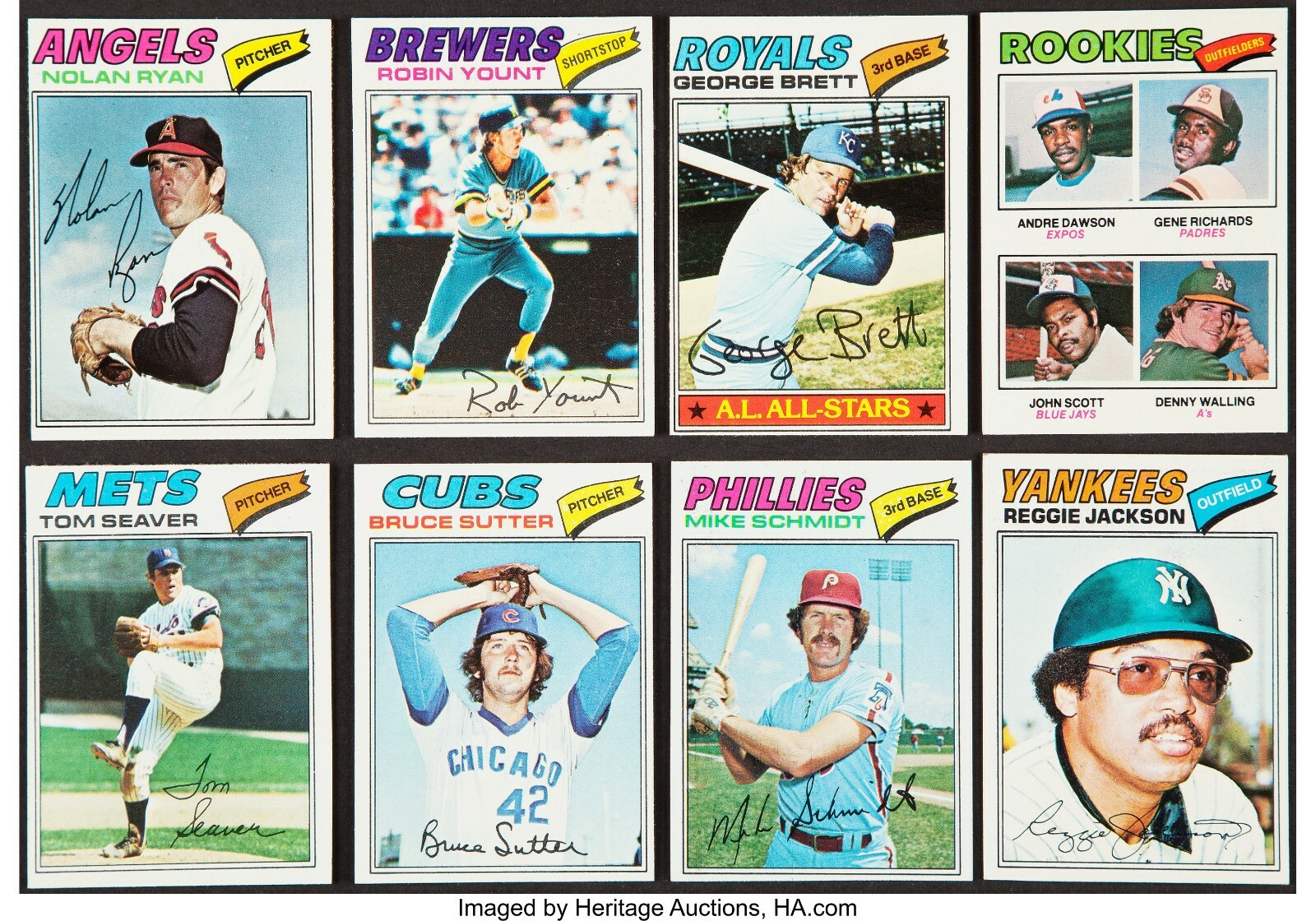 1977 Topps Baseball Cards U Pick singles $1.25 ea. Free