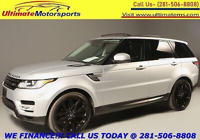 2015 LAND ROVER RANGE ROVER SPORT HSE SUPERCHARGED 4x4 NAV PANO SILVER