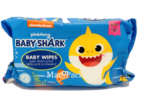 BABY SHARK Body Wash 2-in-1 Shampoo Baby Wipes Bath Bundle Shower Gift