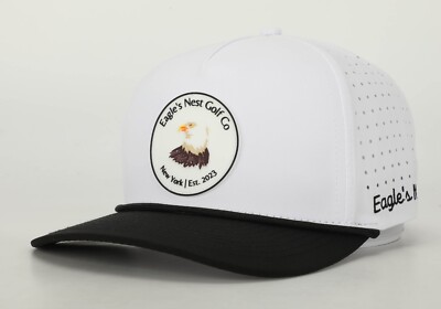 Rope Snapback Golf Hat/Cap Eagle's Nest Golf Co. (White)