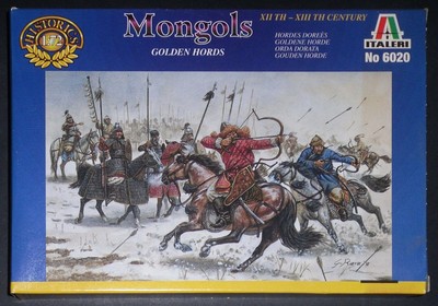 Italeri Mongols Golden Hords Box Set 6020 completo 34 pezzi scala 1:72