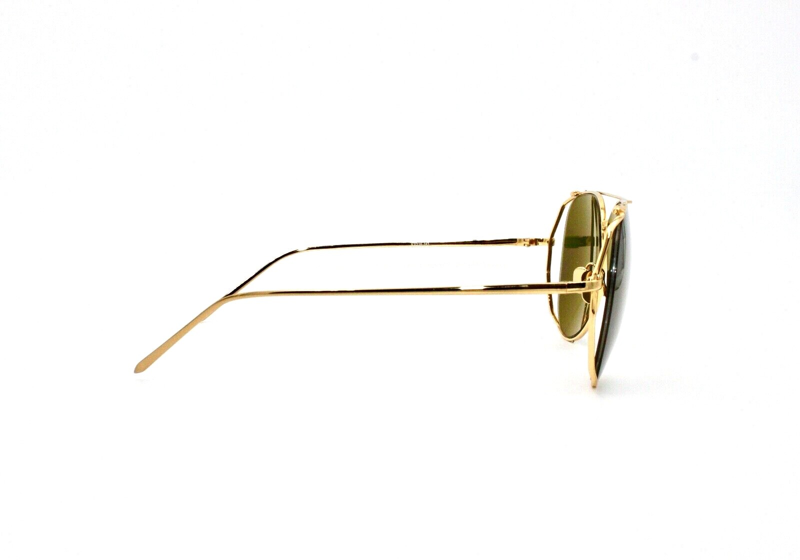Pre-owned Linda Farrow Sunglasses Lfl/397/1 61-16-145 Made In Japan In Green