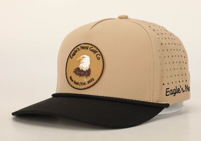 Rope Snapback Golf Hat/Cap Eagle's Nest Golf Co. (Tan)