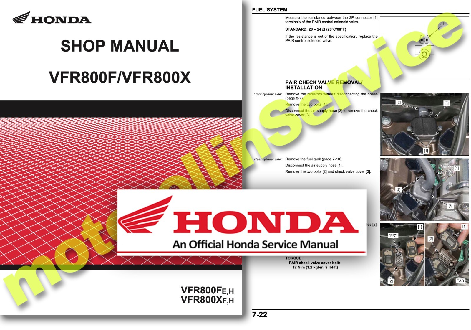 HONDA VFR800F サービスマニュアル 2018年 HONDA VFR800F サービスマニュアル 2018年 即決！VFR800F