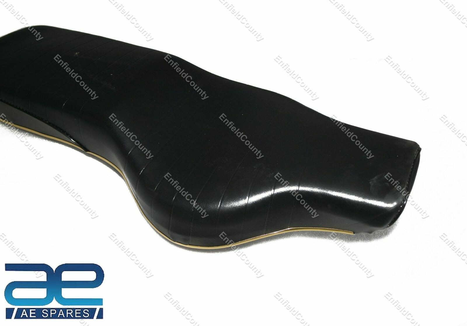 Dual Seat Black With Golden Lining for Royal Enfield Classic 350 500 