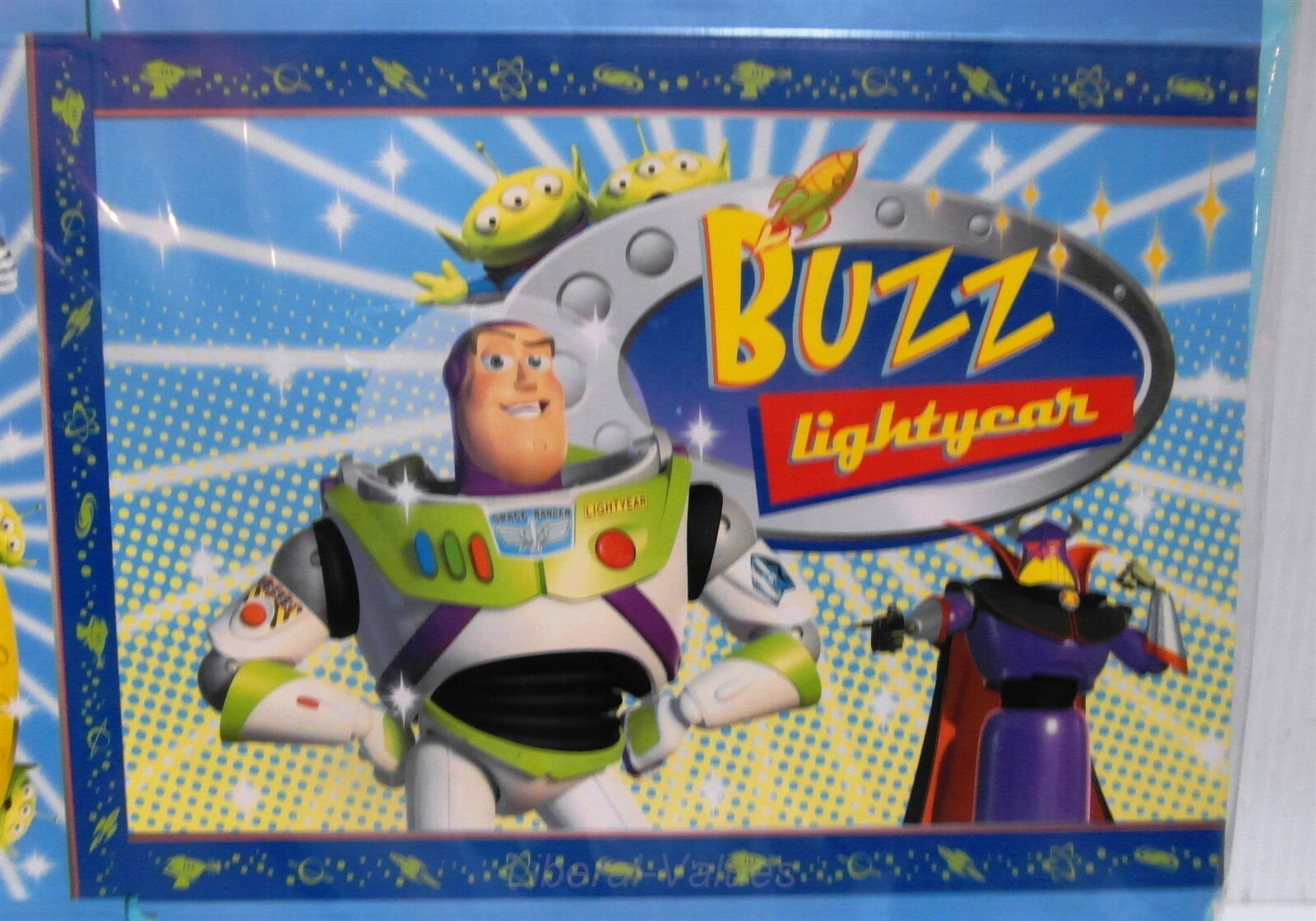 3 DRAWER stationery ORGANIZER box TOY STORY 2 Disney Pixar