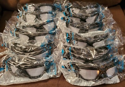 PYRAMEX I-FORCE SLIM 12 PAIRS SAFETY GOGGLES H2X ANTI-FOGG SB7010SDNT FREE USPS