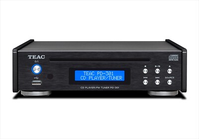Teac PD-301-X/B CD Player With Wide FM Tuner Usb AC100V BRAND Black Color
